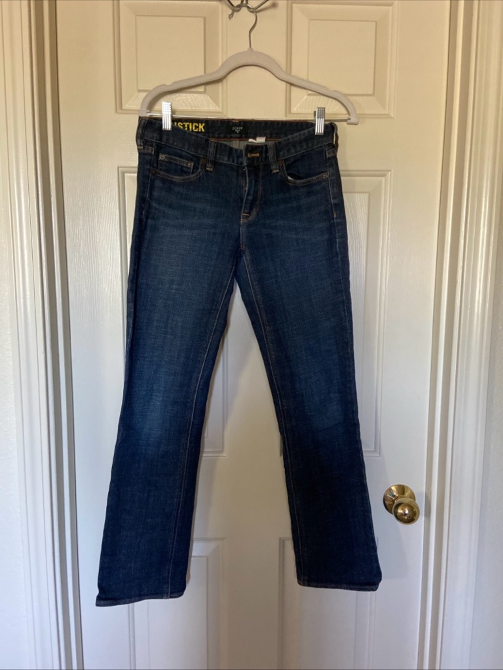 JCrew Matchstick 
Straight Dark Wash Women's Jeans